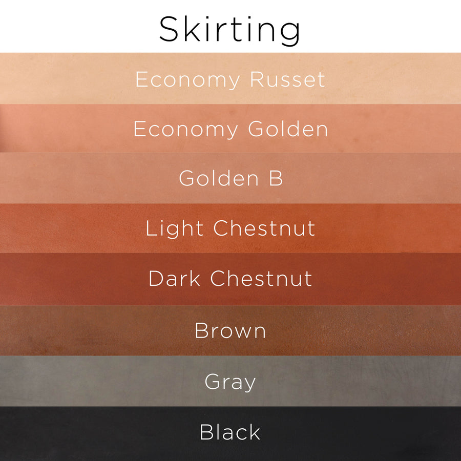 Color options for Skirting Leather