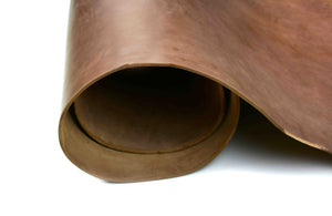 Side of rolled Special ChahinLeather Brown Skirting