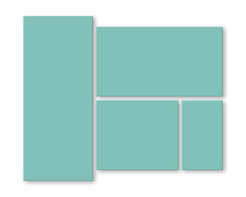 Topaz pigmented strap collage