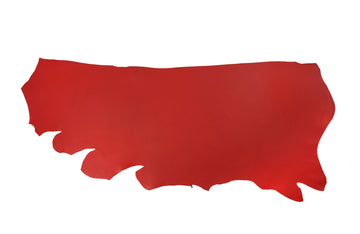 Side of ChahinLeather Garnet Pigmented Strap