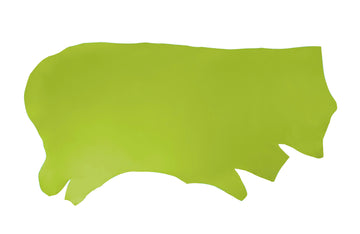 Side of ChahinLeather Peridot Pigmented Strap